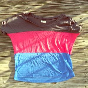 Color Block Crop Top 💕